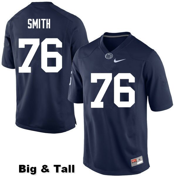 NCAA Nike Men's Penn State Nittany Lions Donovan Smith #76 College Football Authentic Big & Tall Navy Stitched Jersey CJW0198LM